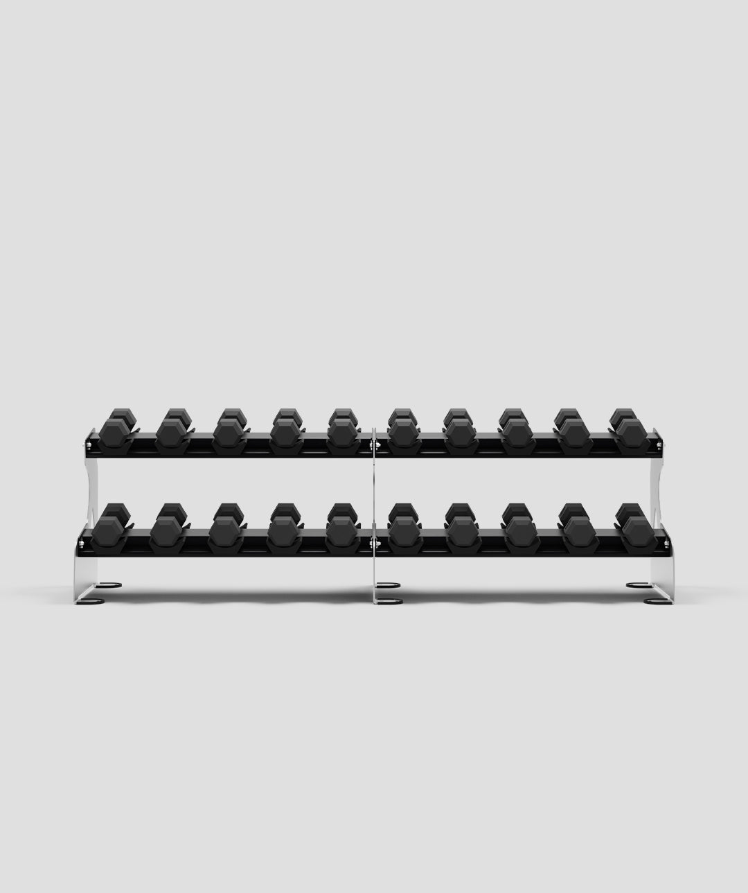 Exigo 2.5m 2-Tier Dumbbell Rack