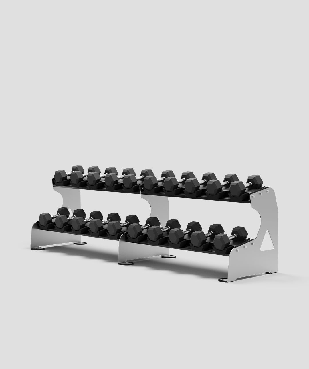 Exigo 2.5m 2-Tier Dumbbell Rack