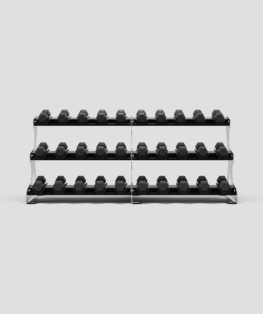 Exigo 2.5m 3-Tier Dumbbell Rack