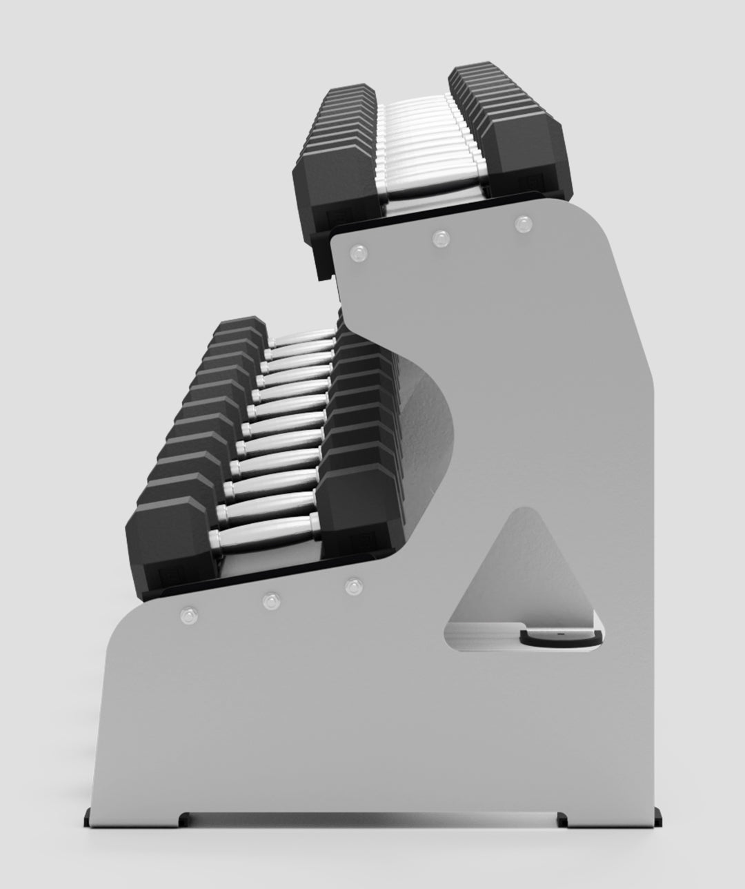 Exigo 3m 2-Tier Dumbbell Rack