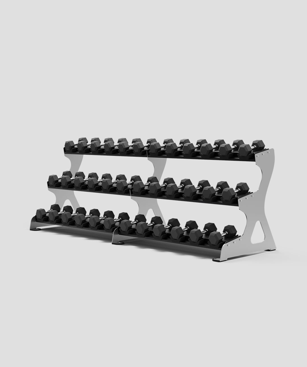 Exigo 3m 3-Tier Dumbbell Rack
