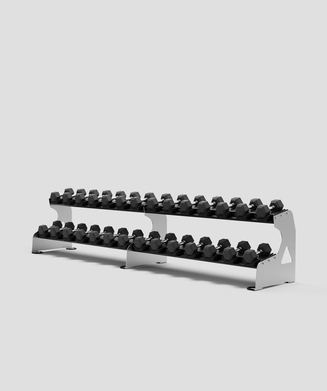 Exigo 3.5m 2-Tier Dumbbell Rack