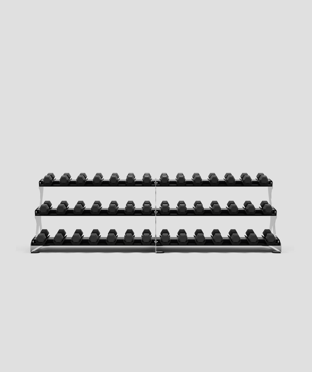 Exigo 3.5m 3-Tier Dumbbell Rack