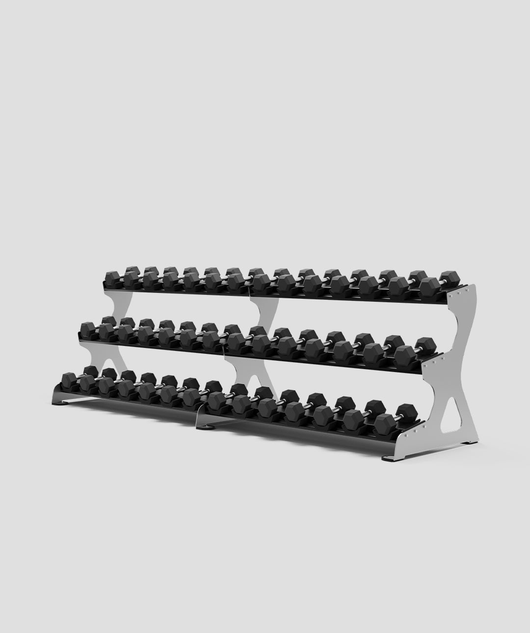 Exigo 3.5m 3-Tier Dumbbell Rack