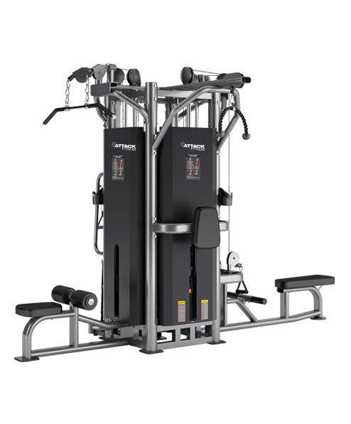 Attack Fitness 4 Station Lat Pull/Low Row/Tricep