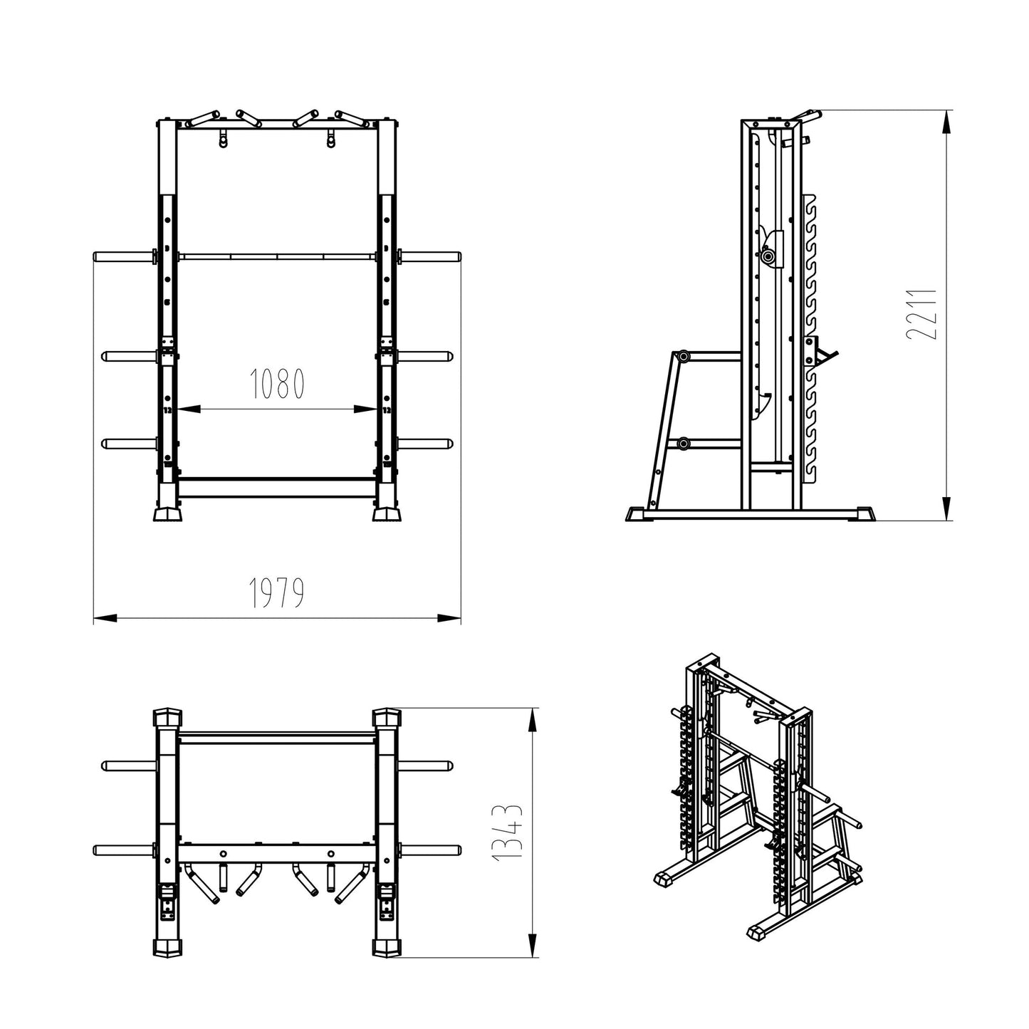 Primal Performance Series Smith Machine