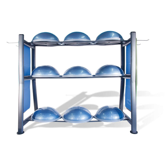 BOSU® Rack with 9 BOSU® Balance Trainers