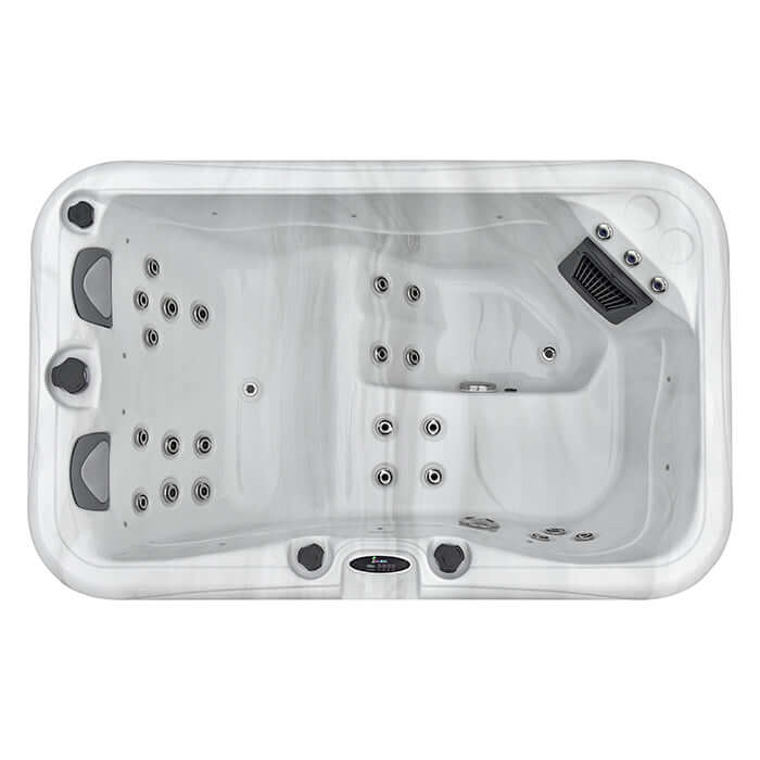 Dual Lounger + 3 Seater Hot Tub