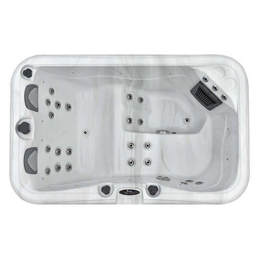 Dual Lounger + 3 Seater Hot Tub