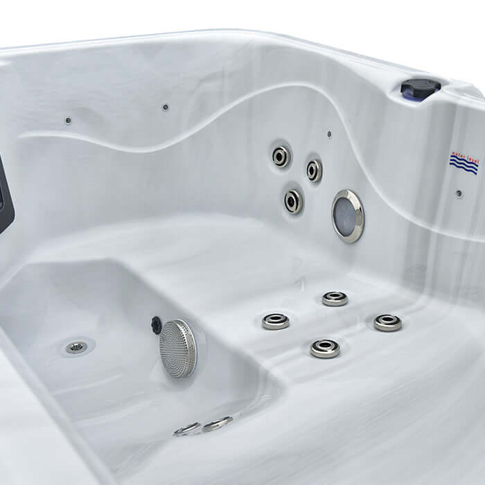 Dual Lounger + 3 Seater Hot Tub
