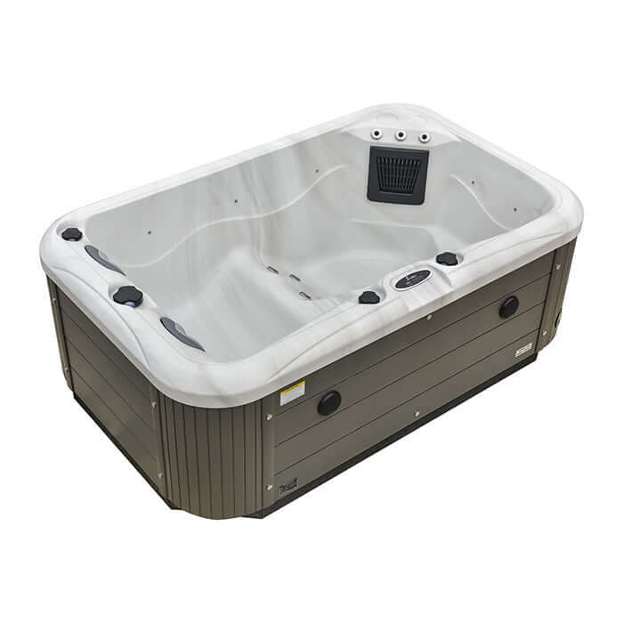 Dual Lounger + 3 Seater Hot Tub