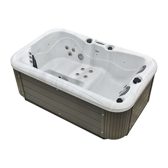 Dual Lounger + 3 Seater Hot Tub