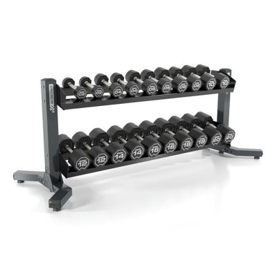 Escape Fitness Nucleus Dumbbell Set with RACKDB10 Rack (2 - 20kg)